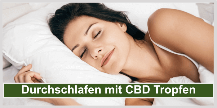 Durchschlafen mit CBD Tropfen Titelbild